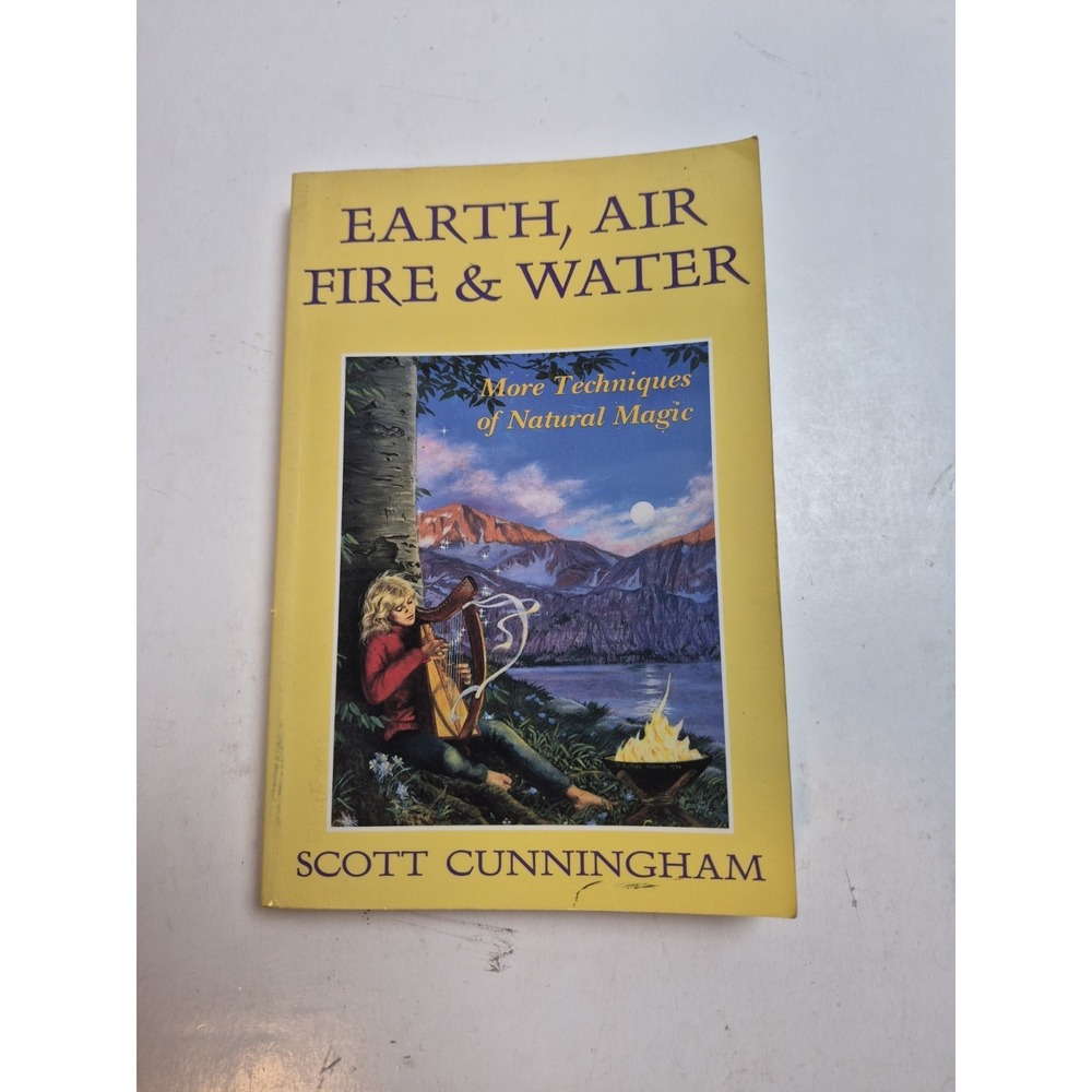 Vintage First Edition Earth, Air, Fire and‎ Water by Scott Cunningham 1998